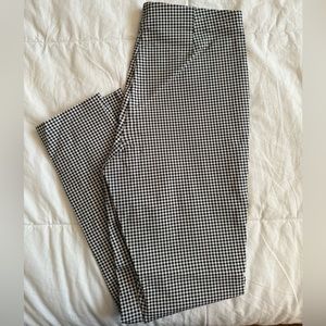 Michael Kors Stretchy Dress Pants. Black & White Checkered. Size Medium.